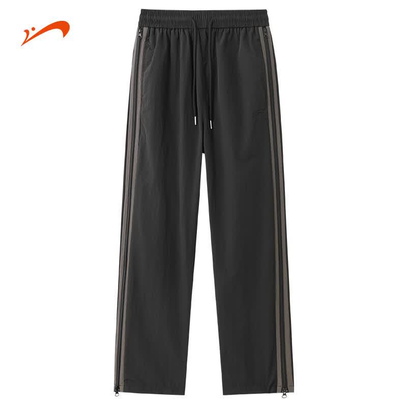 Guirenniao Summer Lightweight Breathable Straight-Leg Casual Pants XL