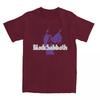 Camiseta Morada Oficial Merch de Black Sabbaths para Hombres y Mujeres Música Metal Camiseta de Algodón Puro Ropa Camisetas Vintage