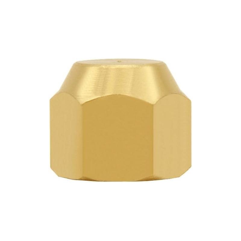 5lots High Temperatures Brasses Flare Nut with Deep Threads for Reliable 1/2 In Tube Terminations