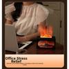 Fireplace Aroma Diffuser with Humidifier 7 Color LED Light Mode and 140ml Capacity for Calm and Comfortable Space