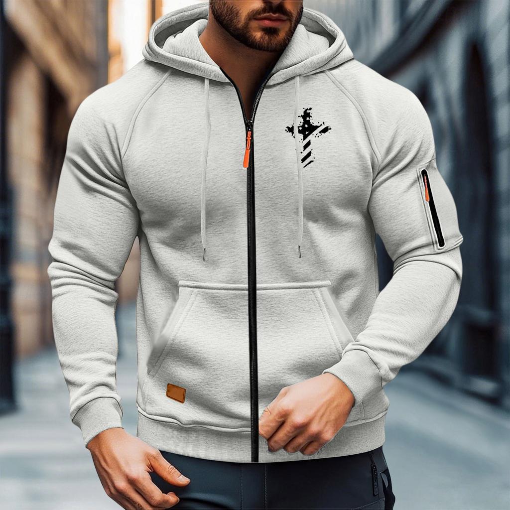Hooded Sports Tracksuit Unisex Running Outfits Long Sleeve Pullover Hoodies Sweatshirt