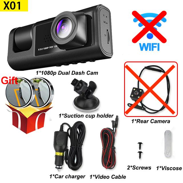 

Автомобильный видеорегистратор 3-канальный WiFi видеорегистратор для автомобилей камера 1080P видеорегистратор камера заднего вида для автомобиля автомобильный DV Rчерный ящик автомобильный аксессуар NONE