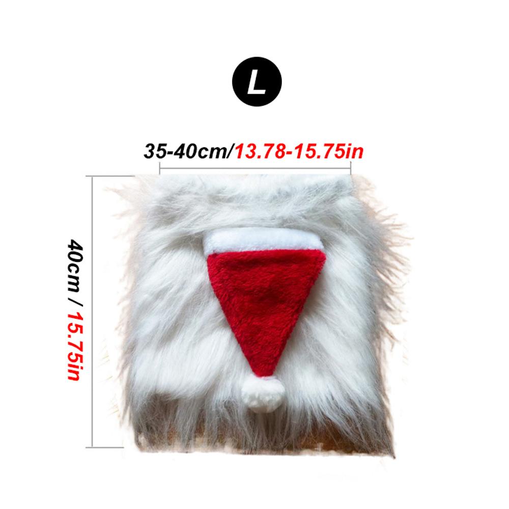 1PC Cute Christmas Dog Hat with Lion's Mane Cosplay Santa Claus Costumes Realistic Lion Wig for Pet Dog with Ear Pet Accessories