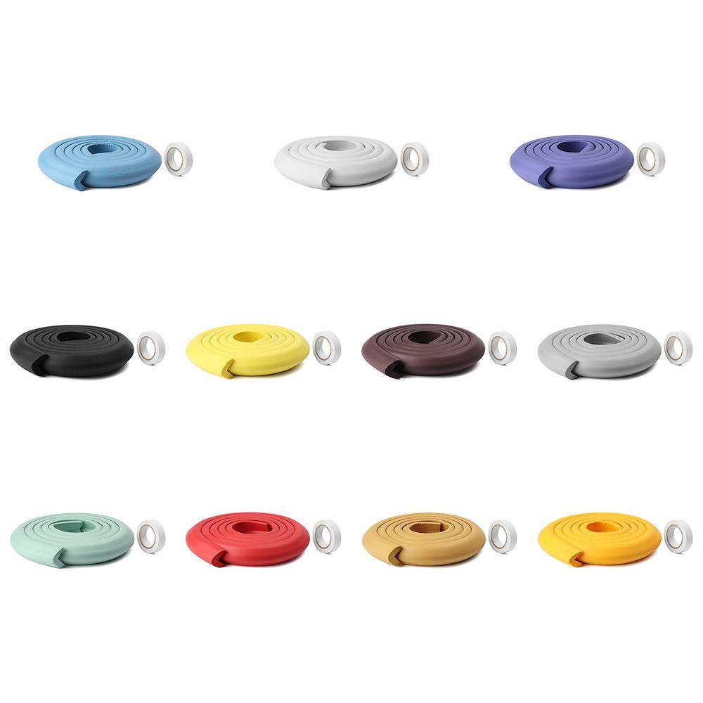 2M Children Desk Soft Foam Sponge Safety Edge Protection Table Guard Strip Anticollision Strip Desk Corner Protector