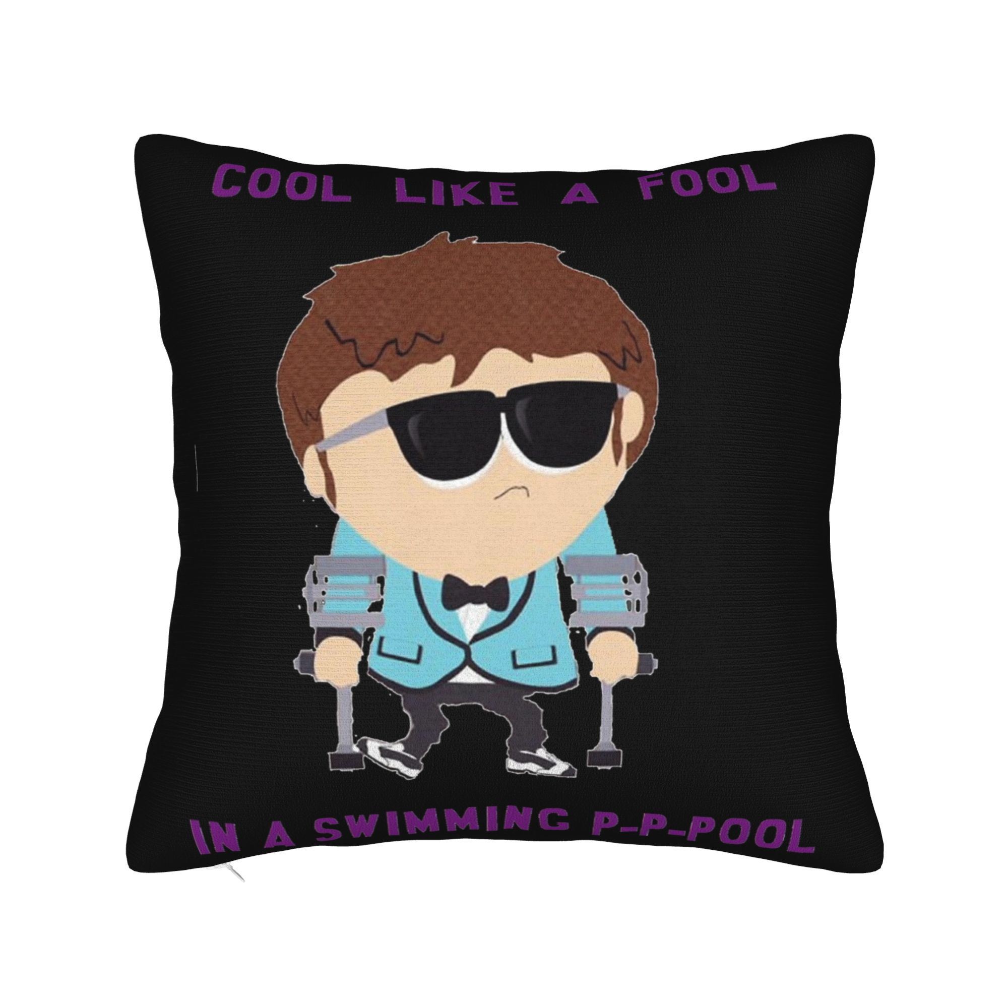 Decorative Pillow Cover Southpark Towlie Noooo You re a Towel  Merch Car  Throw Pillow Case Cover Zipper Multiple Sizes 12x12Inch
