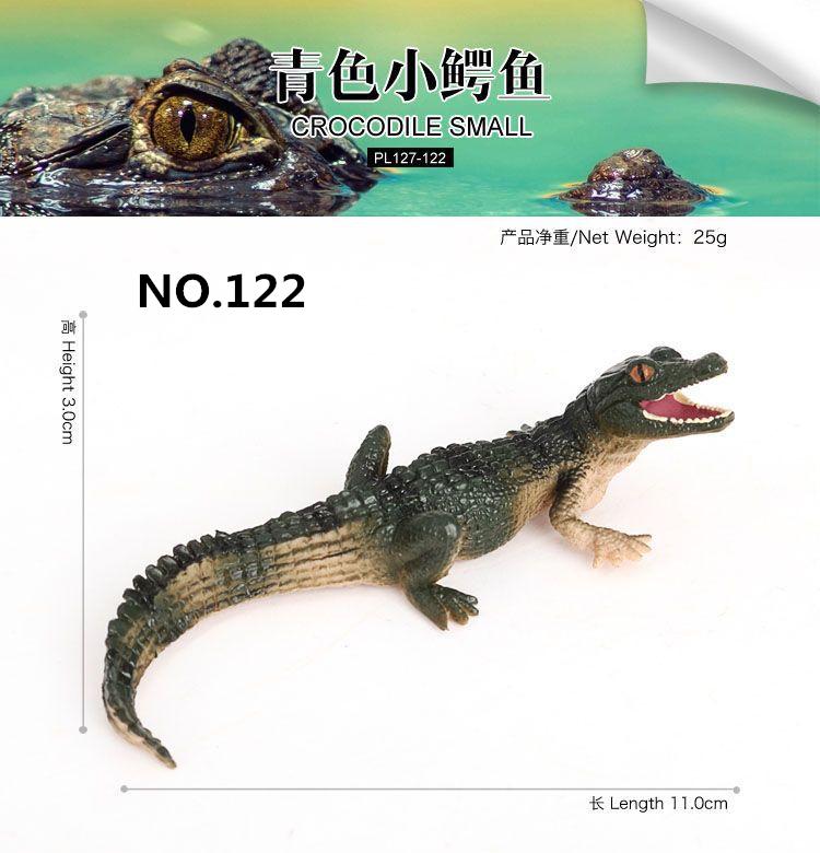 

White/Brown/Green Realistic Crocodile Action Figures Solid Simulation Animals Model Decoration Toys For Children Christmas Gifts