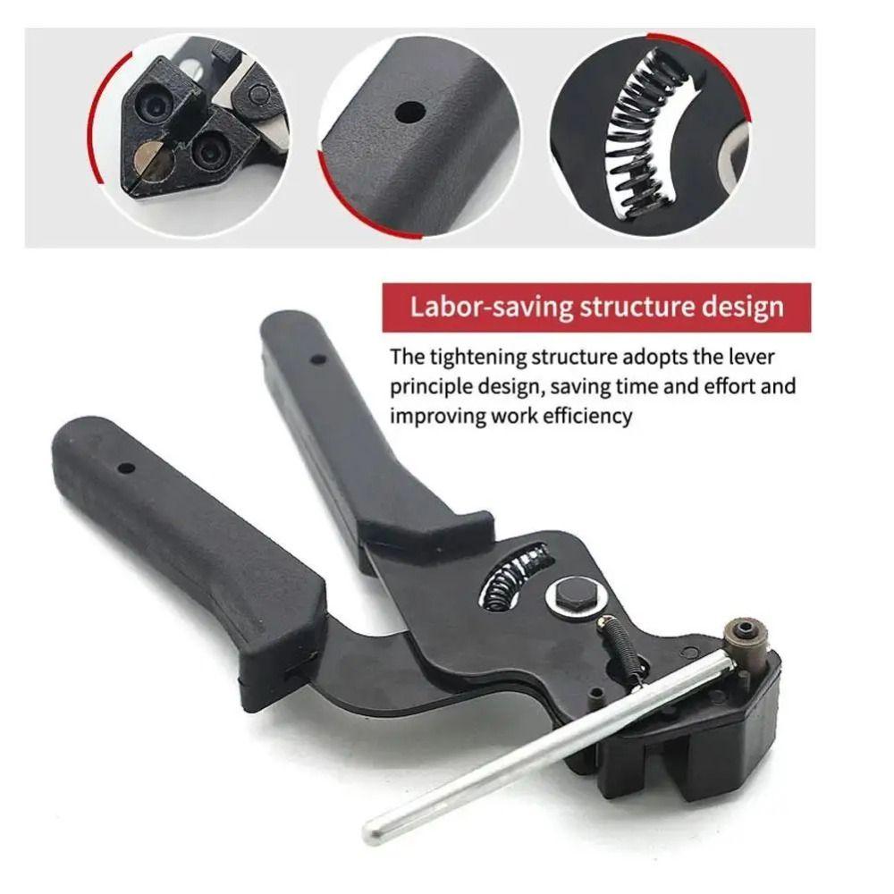 Adjustable Cable Tie Metal Pliers Zip Cutter Fastening Strap Cutter Tensioner Fastening Tool