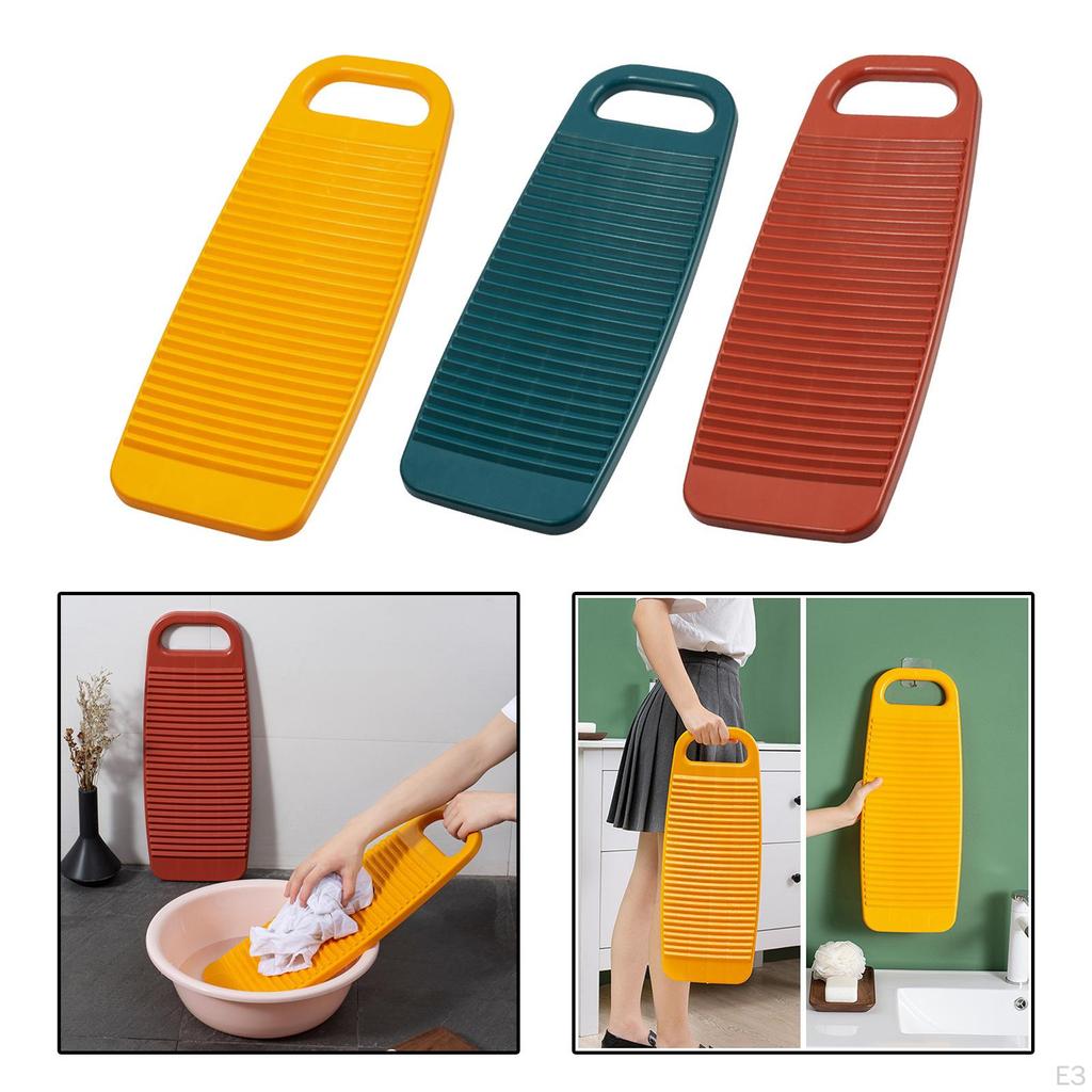 Prádlo na mytí oděvů Deska na ruční mytí tlustá, 17,72 palce dlouhá, protiskluzová pro koleje, prádelna