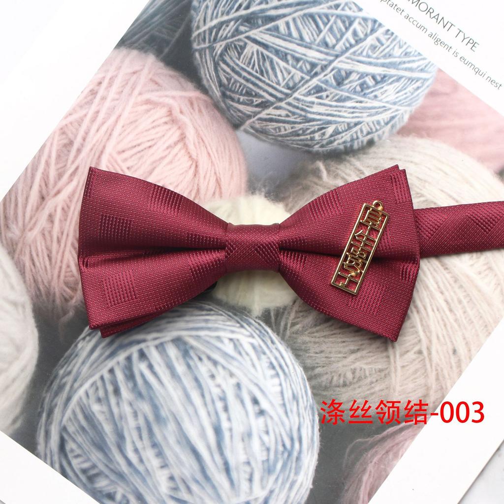 Men'S Casual Bow Tie Bow Flower, Groom Best Man Emcee Dress Suit Trendy Bow Tie Bow Flower