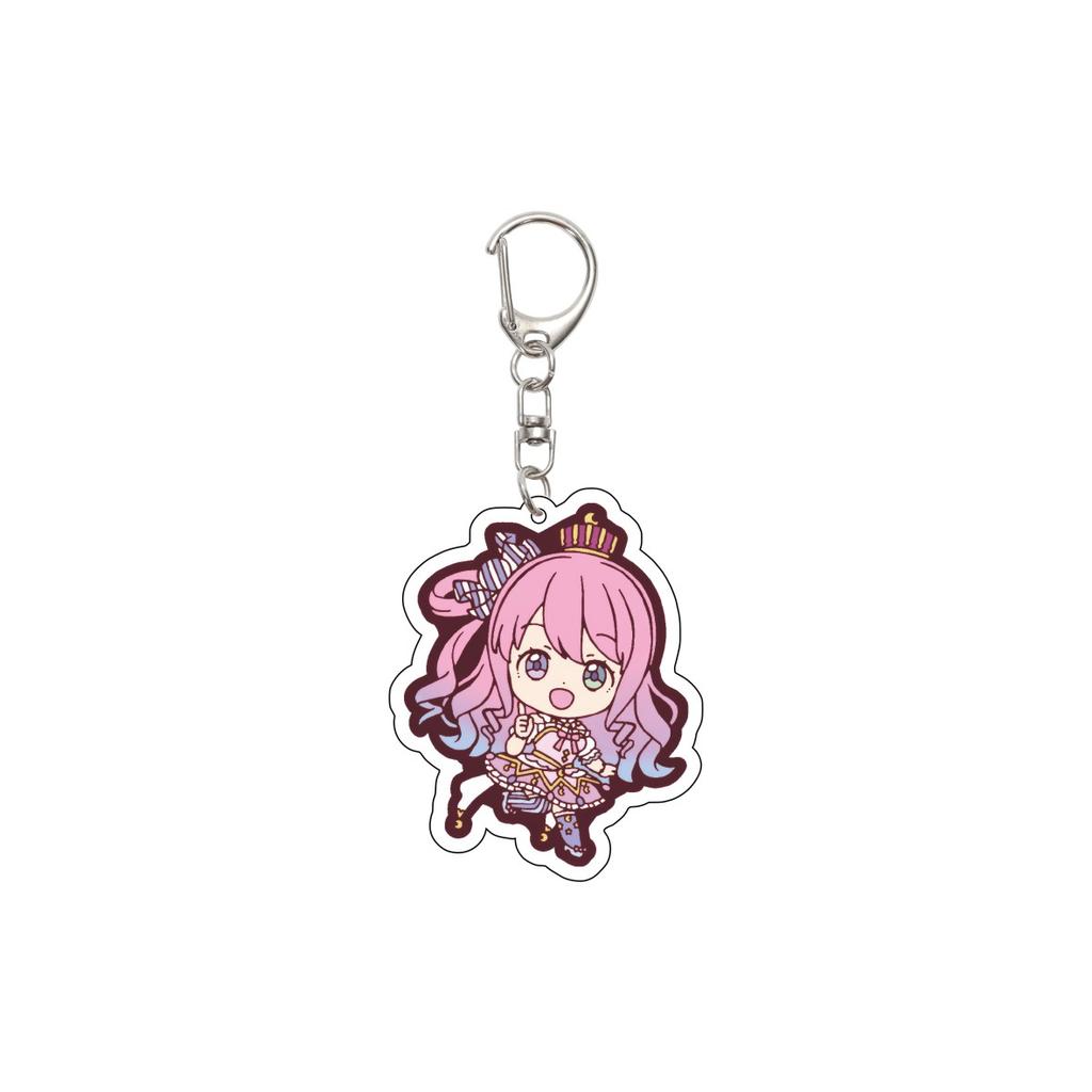 55MM Anime Hololive Keychain Hoshimati Suisei/Natsuiro Matsuri/Akai Haato Key Chain Acrylic Model Plate Christmas Gifts