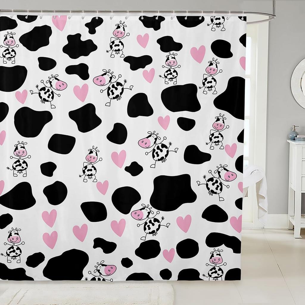 Boys Girls Japanese-Style Shower Curtain Red Cherry Bath Curtain Mount Fuji Bathroom Accessories Teens Bedroom Decor