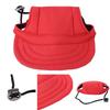 Dog Baseball Hat Sun Protection Comfortable Adjustable Pet Sports Hat with Ear Holes for Small DogsRed S