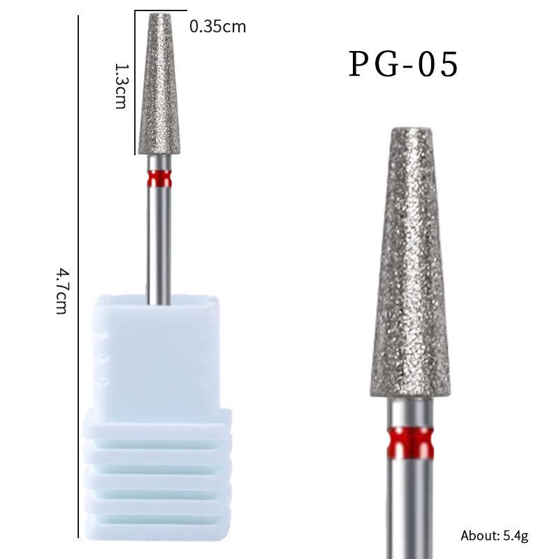 Russischer Diamantschleifer Maniküre-Werkzeug zur Nageloberflächen-Vorbehandlung