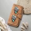 Cool Skull Print Long Wallet Casual PU Leather Multi Card Holder Fashion Clutch for Daily Use Forever Style Purse