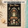Frog Theme Soft Beach Towel Personalized Custom Name Text Towel Portable for Beach Pool Travel
