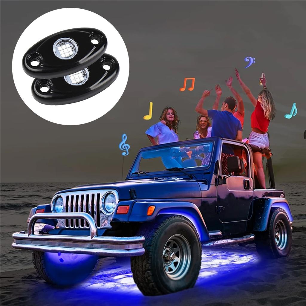 Car Underglow Lights LED Neon Undercar Glow Light Auto Decorative Underbody Lamp Waterproof Underglow LED Light For Cars Trucks