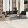 VidaXL Garden Lounge Set with Cushions 7 Pcs, Sofas with Adjustable Feet, Outdoor Furniture Set Patio Terrace, 3217412