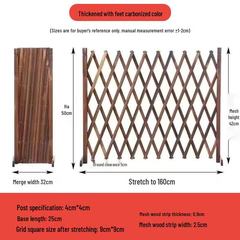Выдвижной уличный антикоррозийный деревянный забор для сада и двора