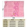 Cute Cartoon Pinks Panthers Blanket Wool Awesome Warm Throw Blanket for Bedspread Textile Decor,