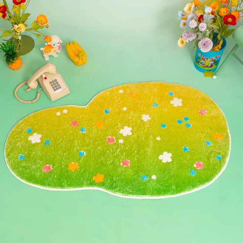 Koberec Kobereček k posteli Koberec do ložnice Podložka na podlahu Konvalinka Květinový tvar Podložka na nohy Styl Podlahová krytina Dlouhý pruh Koberec z imitace kašmíru