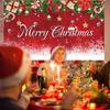 Blulu 72.8 x 43.3 Inch Christmas Banner x Inch, Lettering Style