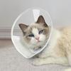 Comfortable Cat Recovery Cone Collar Soft Cat Elizabethan Ring Reusable Pet Protective Collar  Dogs