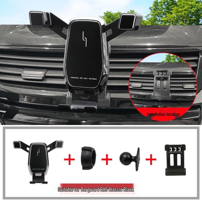 Borgward BX5 Car Phone Holder with Wireless Charging & Navigation for 2016-2020 Models