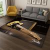 3D Fender Guitar Bass Instrument Music Logo Carpet Rug for Bedroom Living Room Sofa Doormat Home Decor,Area Rug Non-slip Gift