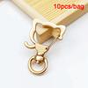 10 Stück Katzenform hohl Schlüsselanhänger Schlüsselring Schlüsselanhänger DIY Zubehör Karabinerverschluss