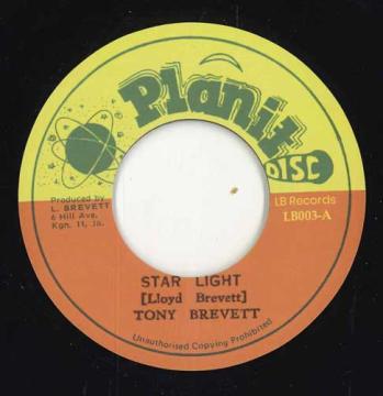 

7inch Record TONY BREVETT - Star Light / Version LB003 Planit Disc UK 2025 UK Reggae, Ska & Dub