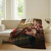 Game Wuthering Waves Carlotta Blanket For Sofa Office Bed Plane Travel Sleep Read Relax Camping Soft And Warm
