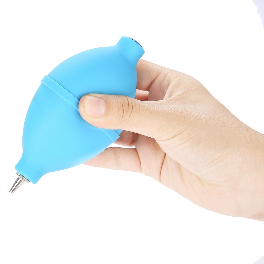 Rubber Dust Blower Pump Cleaner Tool for Digital Camera Lens Filter Watch Cleaning (Blue)