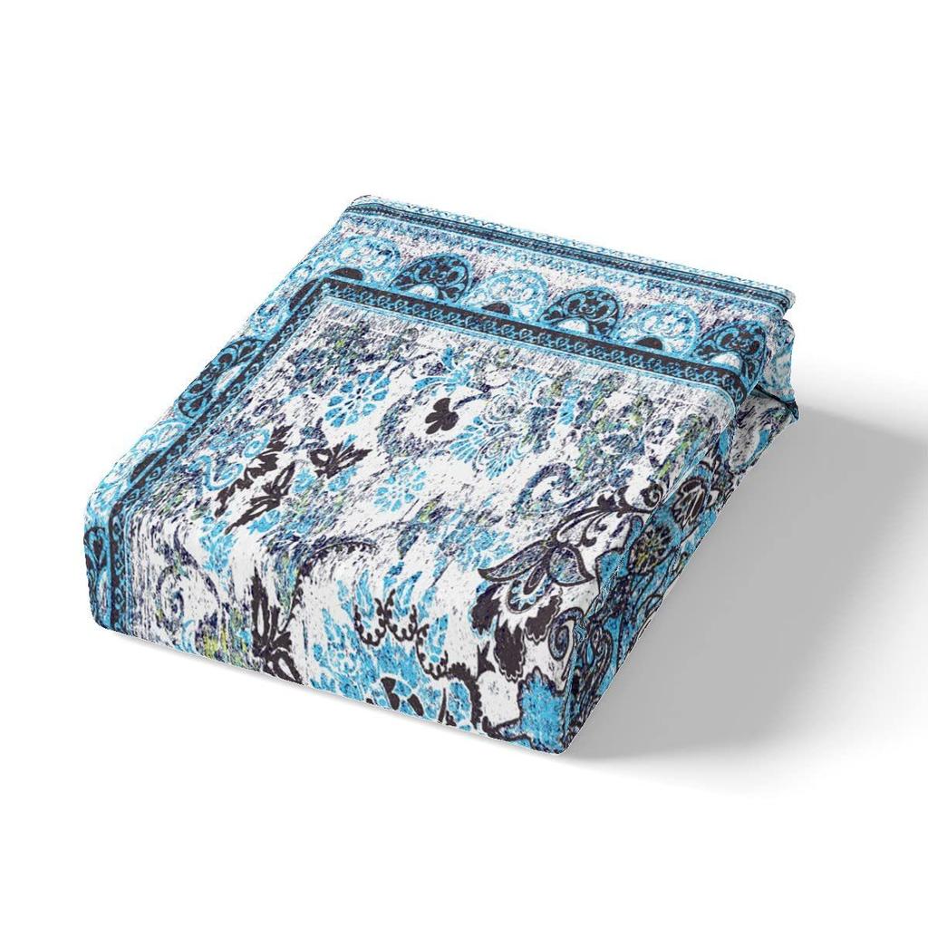 Bohemian Quilt Cover Bedding Retro Art Duvet Cover Three-Piece Set