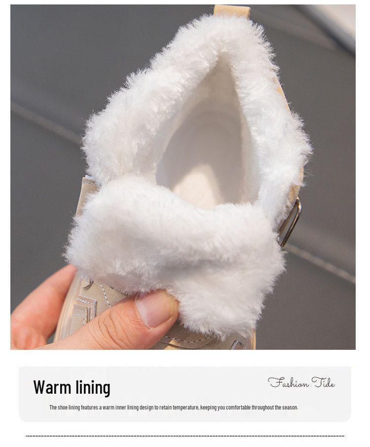 Children's Winter Velvet Sneakers and Non-Slip Snow Boots for Boys and Girls