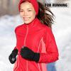 2 Pairs Women's Winter Touchscreen Gloves Warm Fleece Lined Knit Gloves Elastic Cuff Winter Texting Gloves