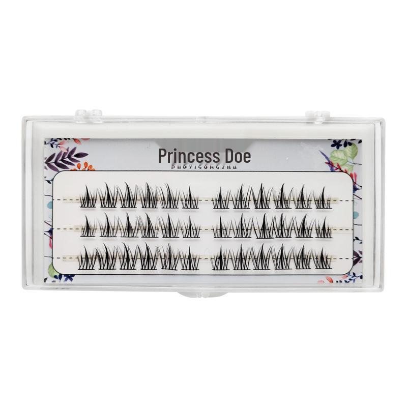 Sunflower Feather Fan Self-Grafting False Eyelash Kit - Fine Stem Fishtail Design