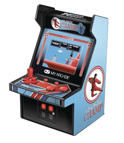 MyArcade 6,75" Retro KARATE CHAMP Minispiel Blau & Schwarz DGUNL-3204