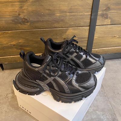 Plateausneaker Damen Frühling neue Modelle zeigen Füße klein Leder Mesh atmungsaktiv Höhe erhöhen Sport- und Freizeitschuhe