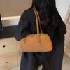 Aesthetic Faux Suede Bag Retro Single Shoulder Bag Fashion Underarm Bag  Winter