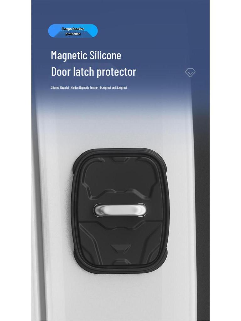 MINI Car Door Lock Anti-Collision Pad & Muting Cover