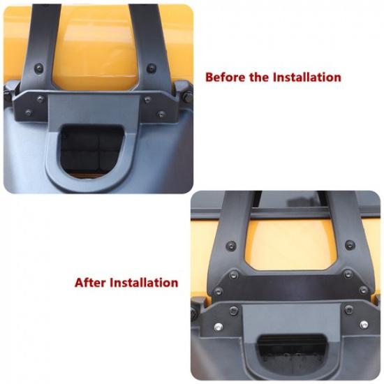 Exterior Black Spare Tire 3rd Brake Light Extension Bracket For Ford Bronco 21+