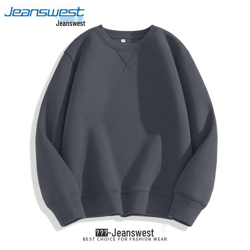 Jeanswest Men's Casual Crew Neck Sweatshirt