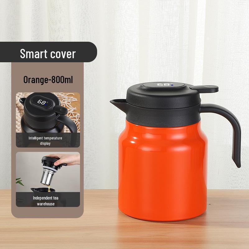 Large Capacity 304 Stainless Steel Insulated Tea Infuser Kettle for Home and Office