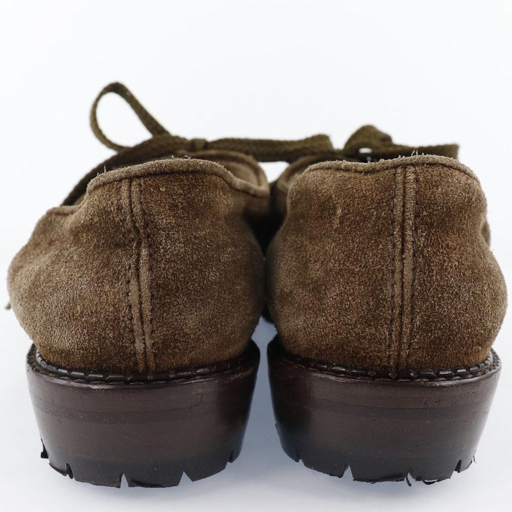 Chanel COCO Mark Moccasin Brown Suede Women Used