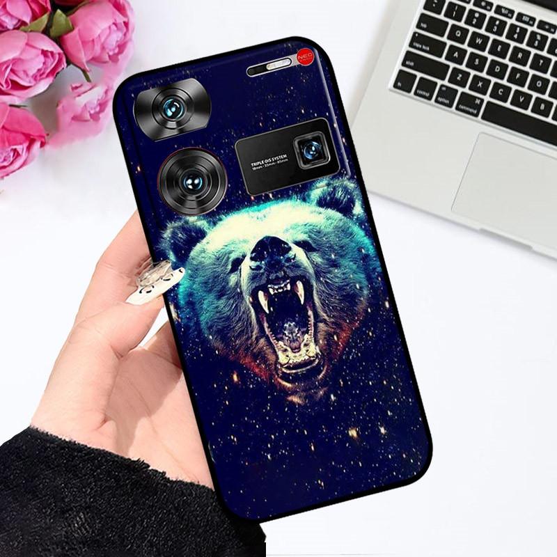 Cases For Nubia Z60 Ultra Cute Astronaut Fashion Shockproof Soft Bumper For NUBIA NubiaZ60 Z60Ultra Coque Z 60 Ultra Capa Shell