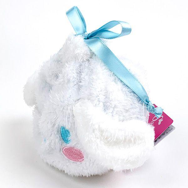 Sanrio Cinnamoroll Round Drawstring Pouch Bag White