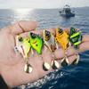 5pcs Vibration Bait Fishing Lures Kit Rotating Glitter Fishing Lures Hooks  Fishing Tool
