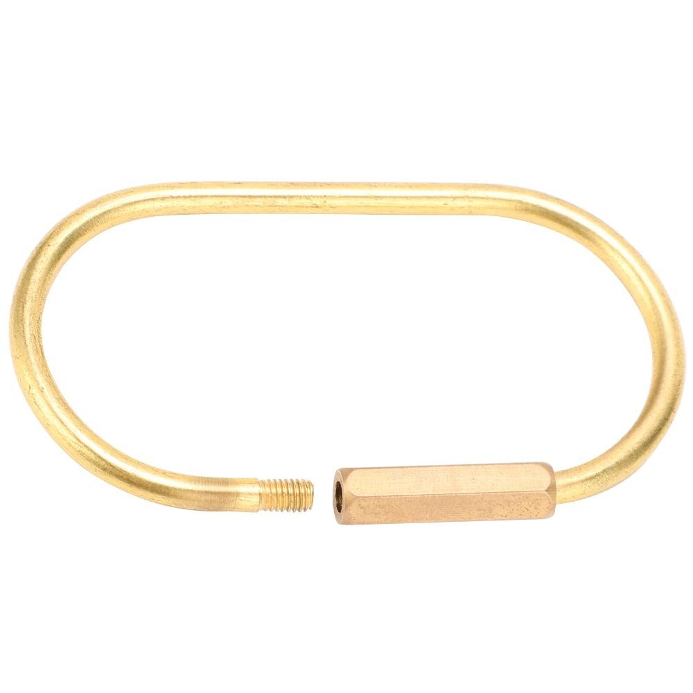 6 Pack Oval Key Ring Holder Brass Carabiner Key Organizer Screw Lock Keychain  Everyday Carry