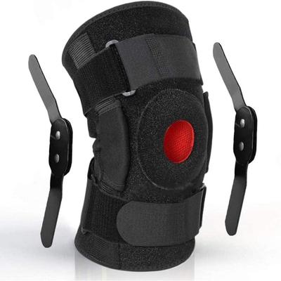 1 STUK Heren Dames Knieondersteuning Brace Verstelbare Open Patella Kniebeschermer Beschermer voor Gym Workout Sporten Artritis Gewrichtspijn
