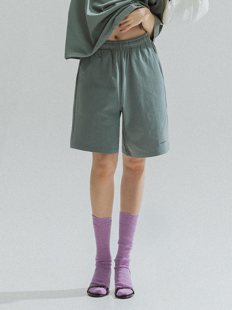 Aenhacheu Bermuda Jersey Shorts_Sagegreen